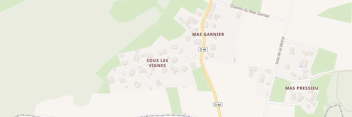 Plan du 56 Che de sous les Vignes à Saint-Éloi