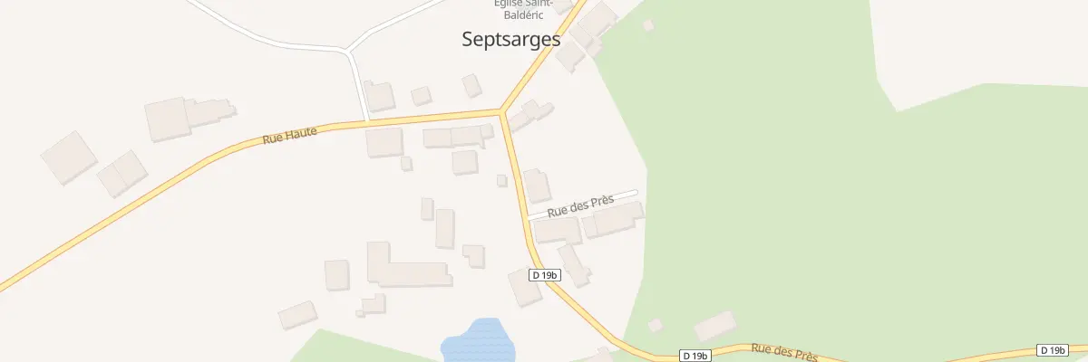 Plan du 1 Rue des Pres à Septsarges