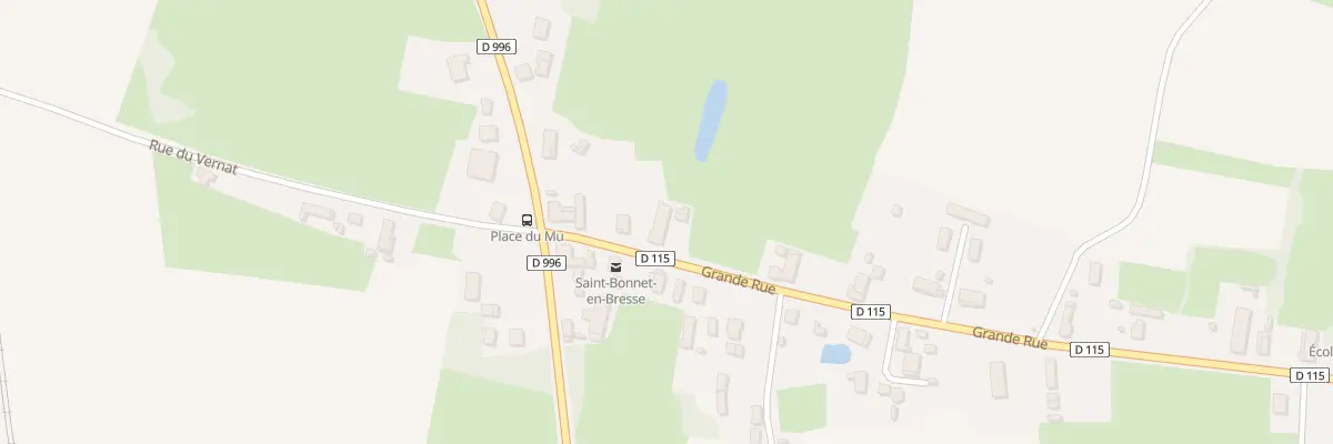 Plan du 40 Rue Grande Rue à Saint-Bonnet-en-Bresse