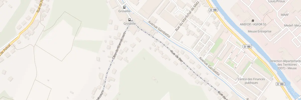 Plan du 55 Rue de Bar à Savonnières-devant-Bar