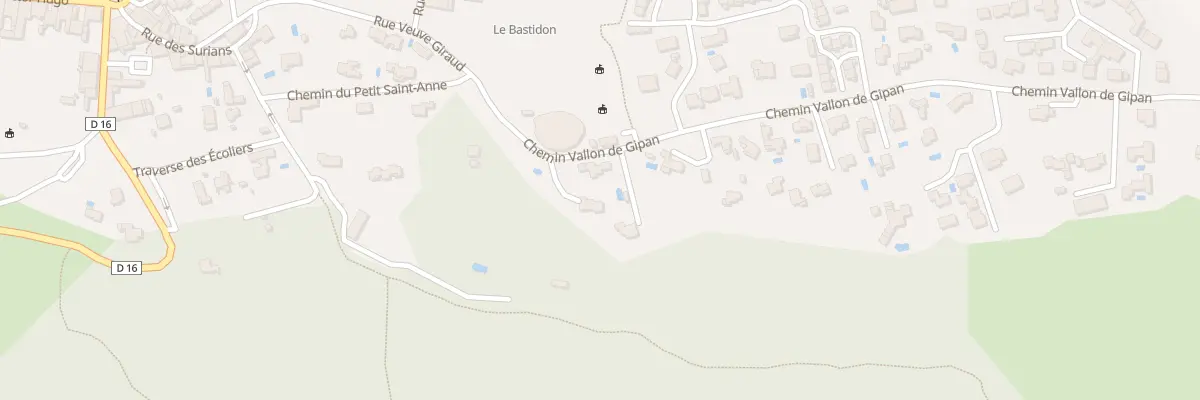 Plan du 80 Che Vallon de Gipan à Alleins