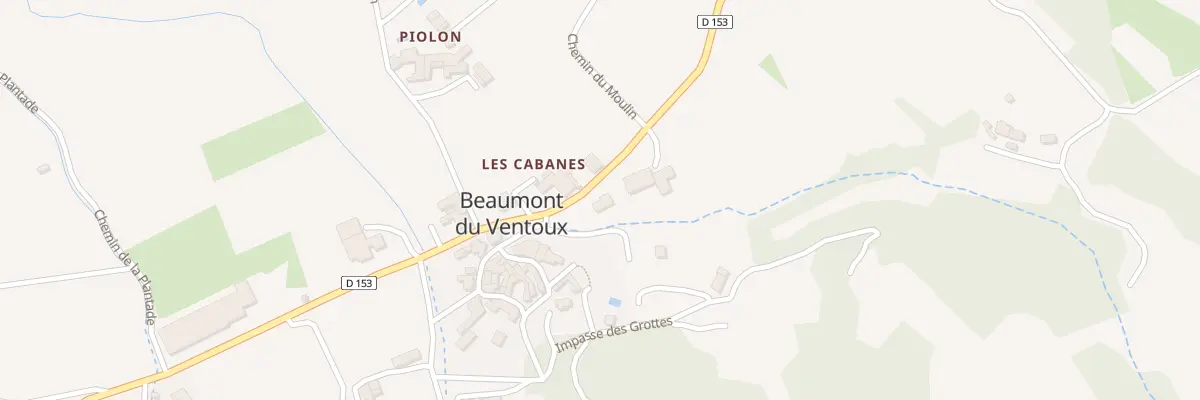 Plan du 5255 Les Brunes à Beaumont-du-Ventoux