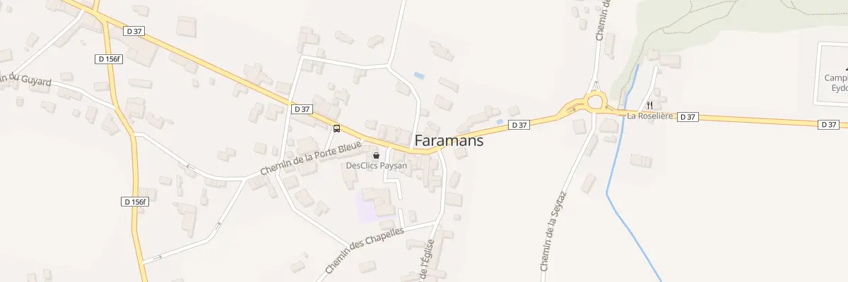 Plan du 6 Che des Tilleuls à Faramans
