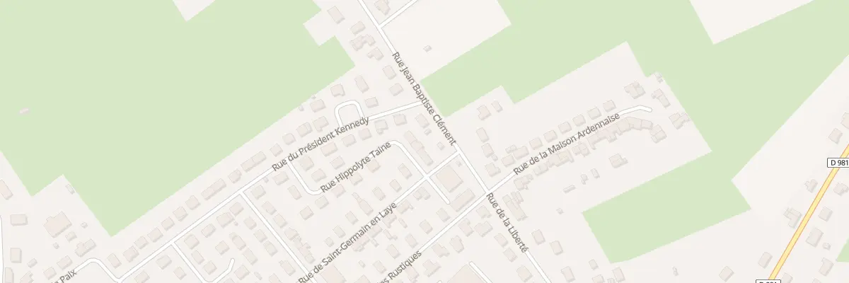 Plan du 6 Rue Jean Baptiste Clement à Carignan
