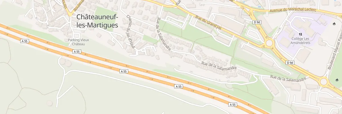 Plan du 14 Rue de la Salamandre à Châteauneuf-les-Martigues