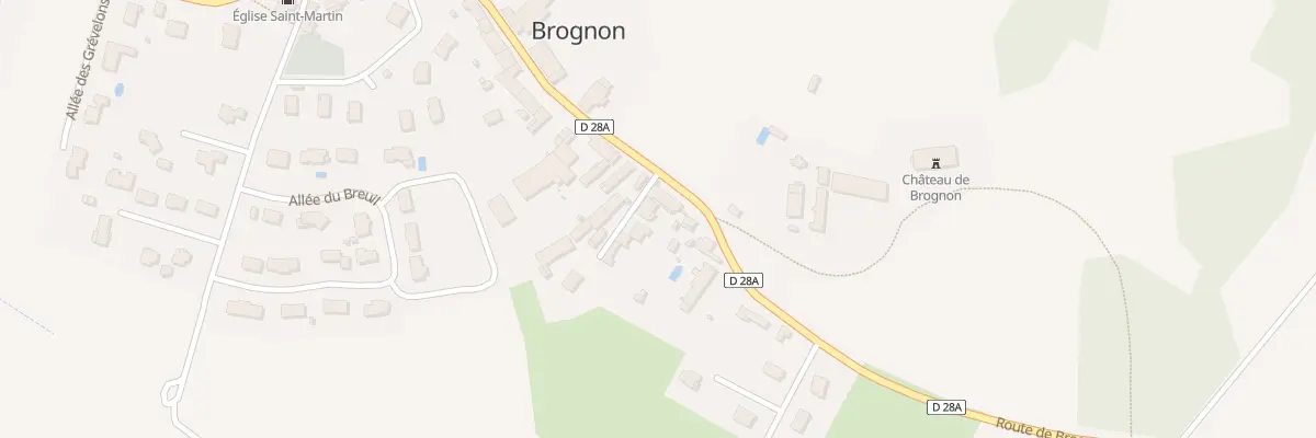 Plan du 1 Imp du Vieux Puits à Brognon