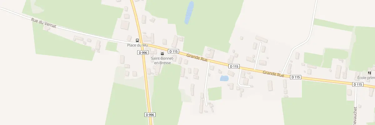 Plan du 21 Rue Grande Rue à Saint-Bonnet-en-Bresse