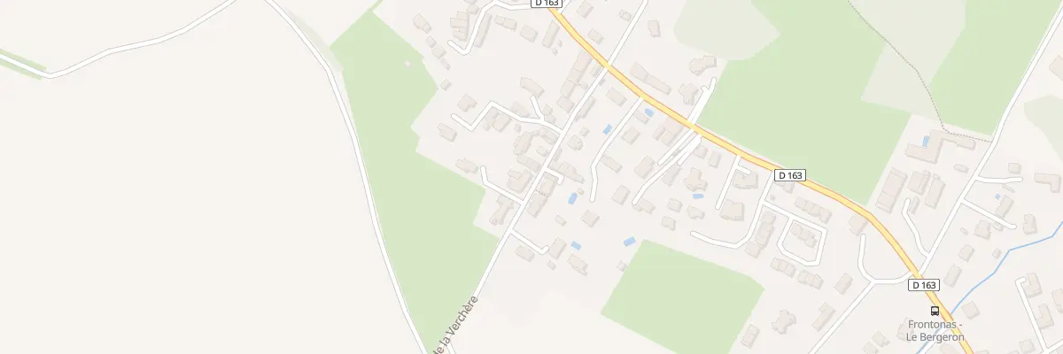 Plan du 128 Che de la Verchere à Frontonas
