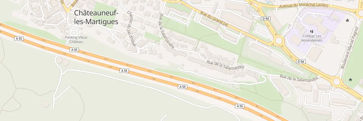 Plan du 22 Rue de la Salamandre à Châteauneuf-les-Martigues