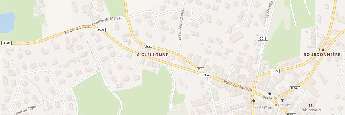 Plan du 100 Rue de la Dombes à Chalamont