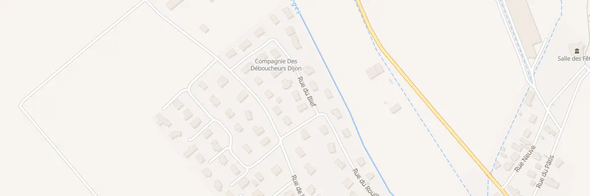 Plan du 3 Rue du Bief à Magny-sur-Tille
