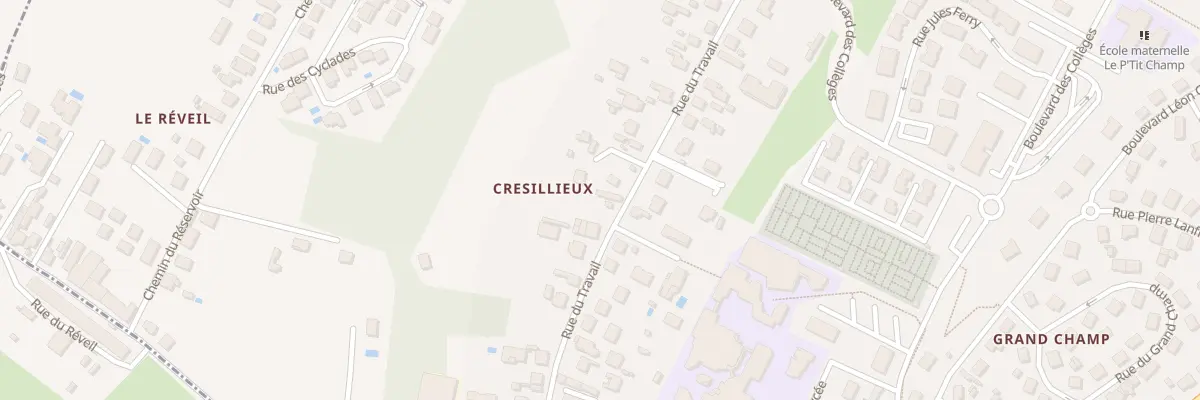 Plan du 25 Rue du Travail à Pont-de-Chéruy
