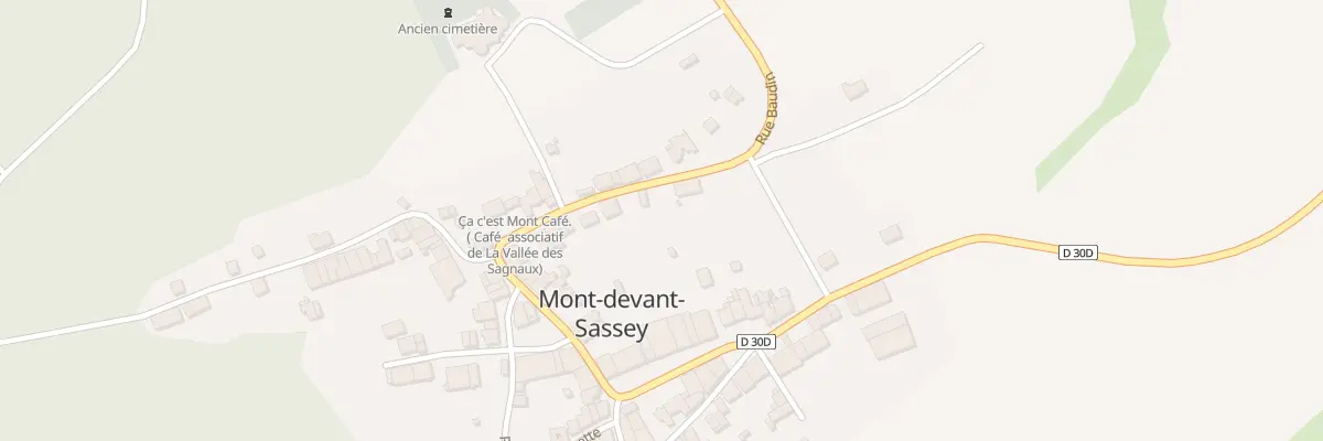 Plan du 10 Rue Baudin à Mont-devant-Sassey