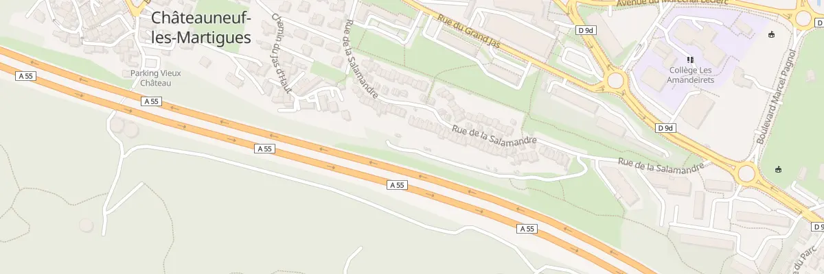 Plan du 28 Rue de la Salamandre à Châteauneuf-les-Martigues