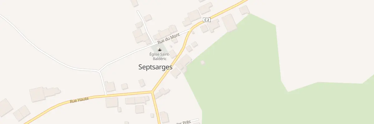 Plan du 3 Rue Haute à Septsarges