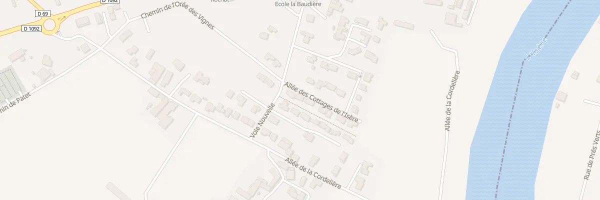 Plan du 245 All des Cottages de l’Isere à Saint-Lattier