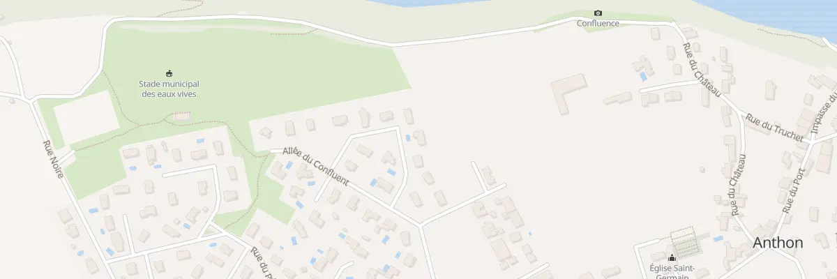 Plan du 8 All de la Grande Lône à Anthon