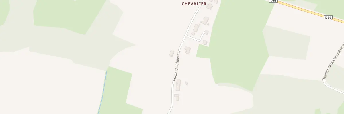 Plan du 242 Rte de Chevalier à Saint-Nizier-le-Bouchoux