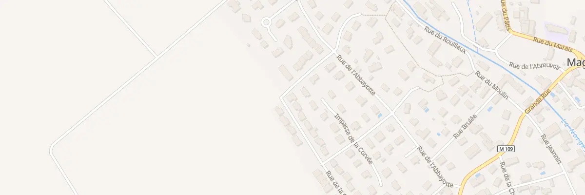 Plan du 1 Rue du Petit Montant à Magny-sur-Tille