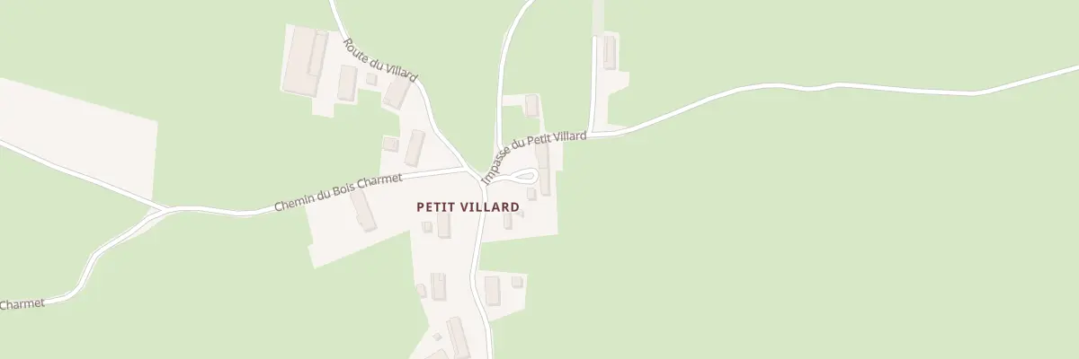 Plan du 8 Imp du Petit Villard à Lescheroux