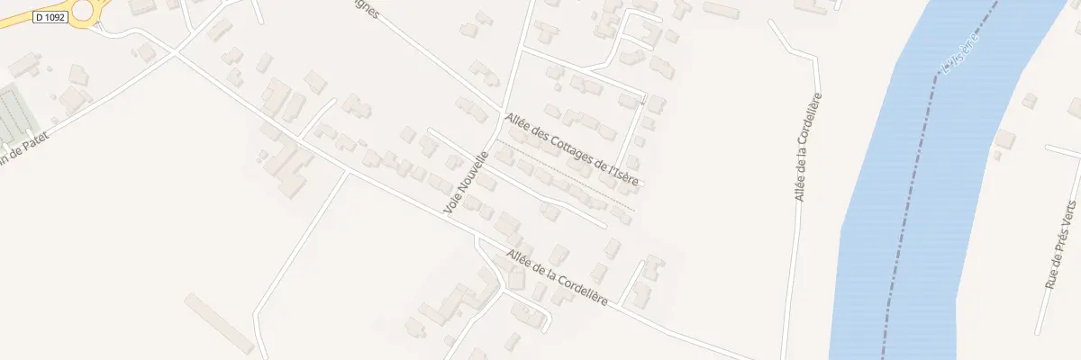 Plan du 55 All de l’Oree des Vignes à Saint-Lattier