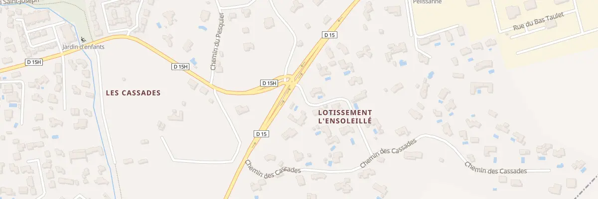 Plan du 4B Imp de l’Ensoleillé à Pélissanne