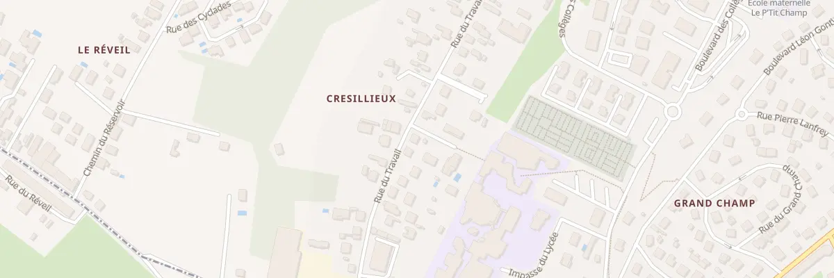 Plan du 18 Rue du Travail à Pont-de-Chéruy