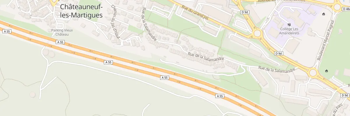 Plan du 32 Rue de la Salamandre à Châteauneuf-les-Martigues