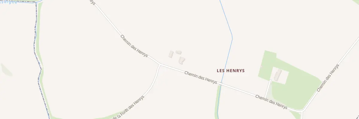 Plan du 1 Chem des Henrys à Devrouze