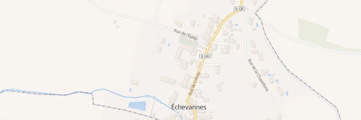 Plan du 9 Rue de Crecey à Échevannes