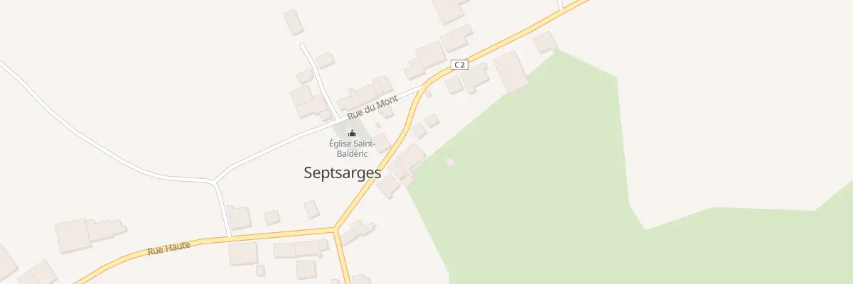 Plan du 1 Rue Haute à Septsarges