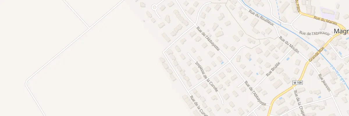 Plan du 3 Rue du Petit Montant à Magny-sur-Tille