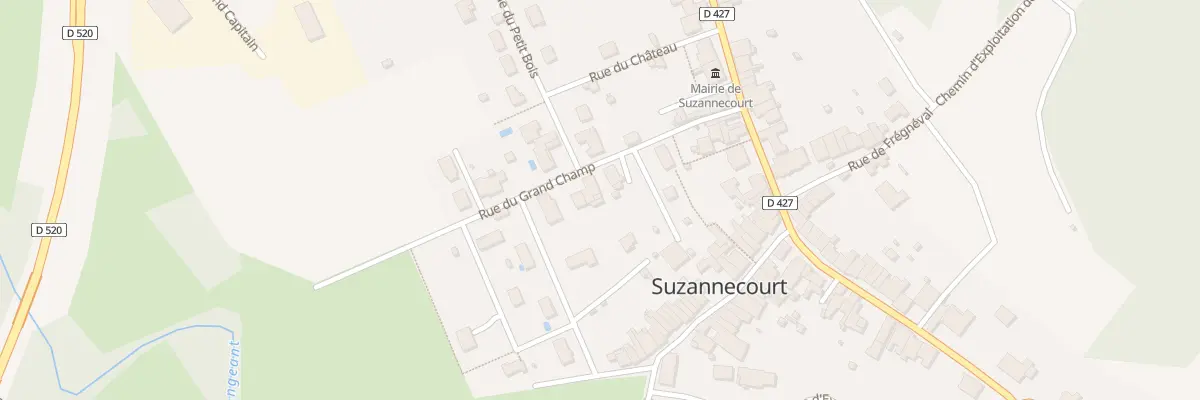 Plan du 3 Rue du Grand Champ à Suzannecourt
