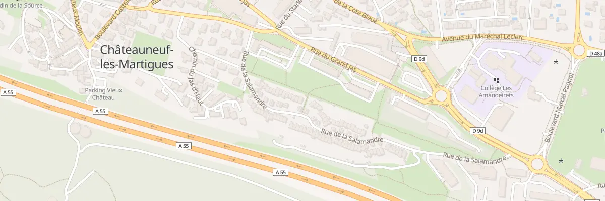Plan du 27 Rue de la Salamandre à Châteauneuf-les-Martigues