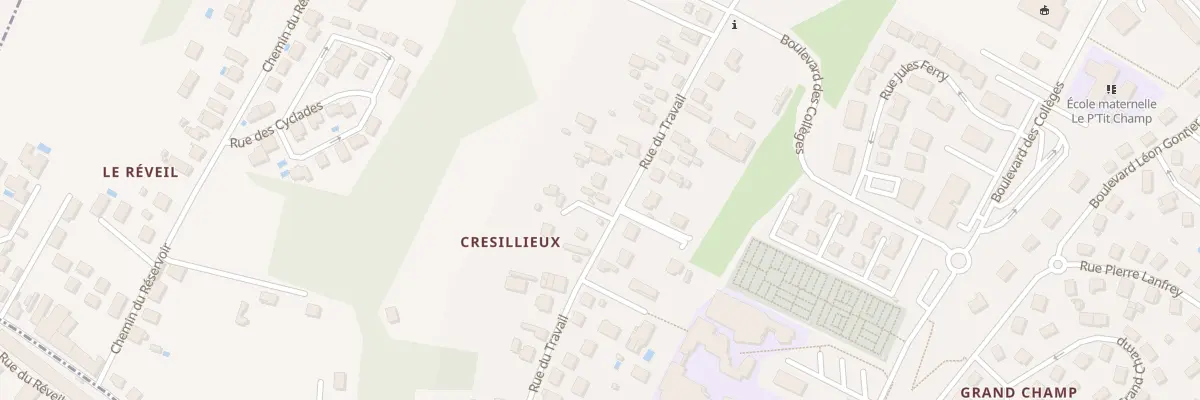 Plan du 29 Rue du Travail à Pont-de-Chéruy