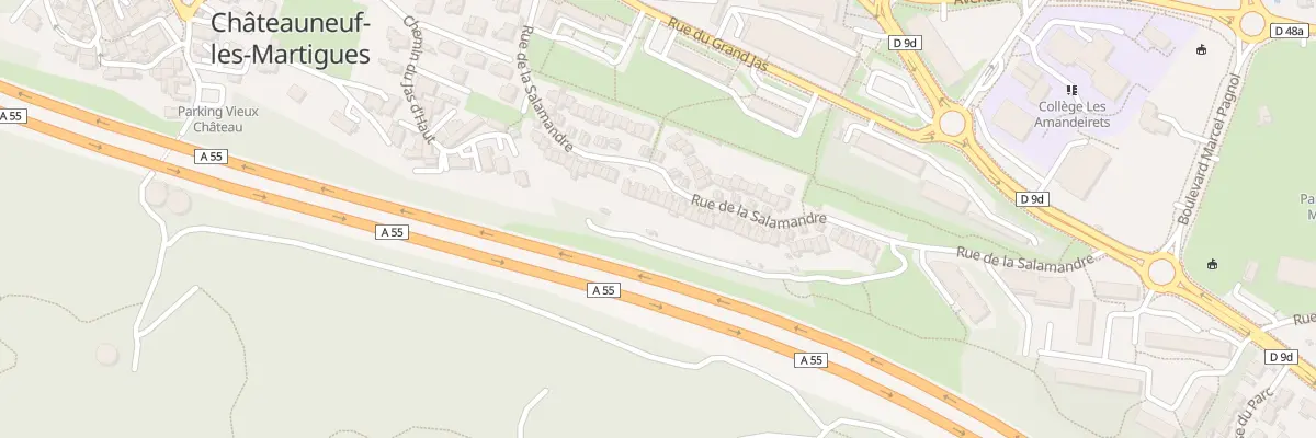 Plan du 36 Rue de la Salamandre à Châteauneuf-les-Martigues