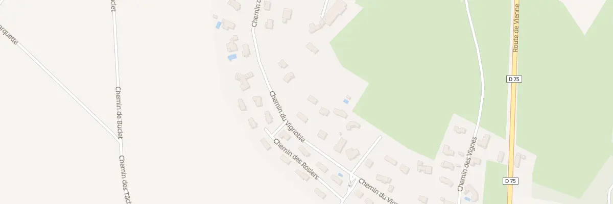 Plan du 568 Che du Vignoble à Chamagnieu