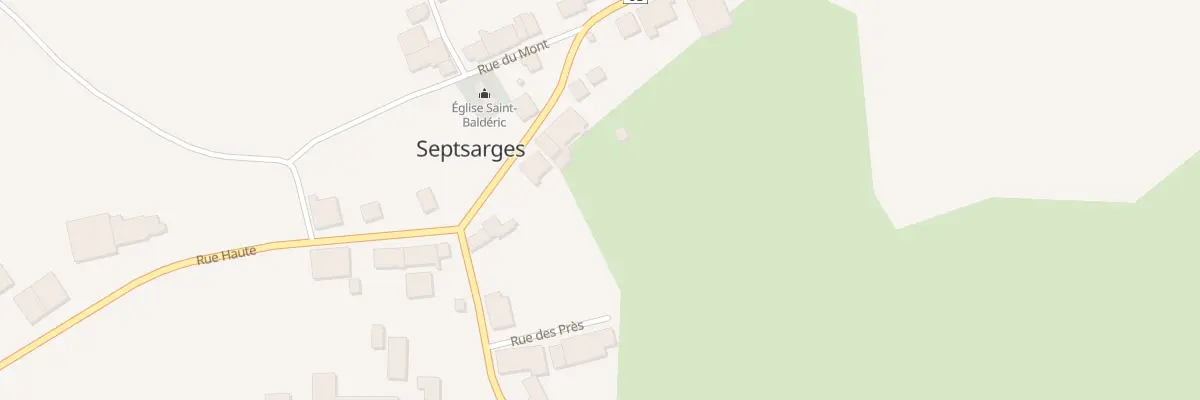 Plan du 5 Rue Haute à Septsarges