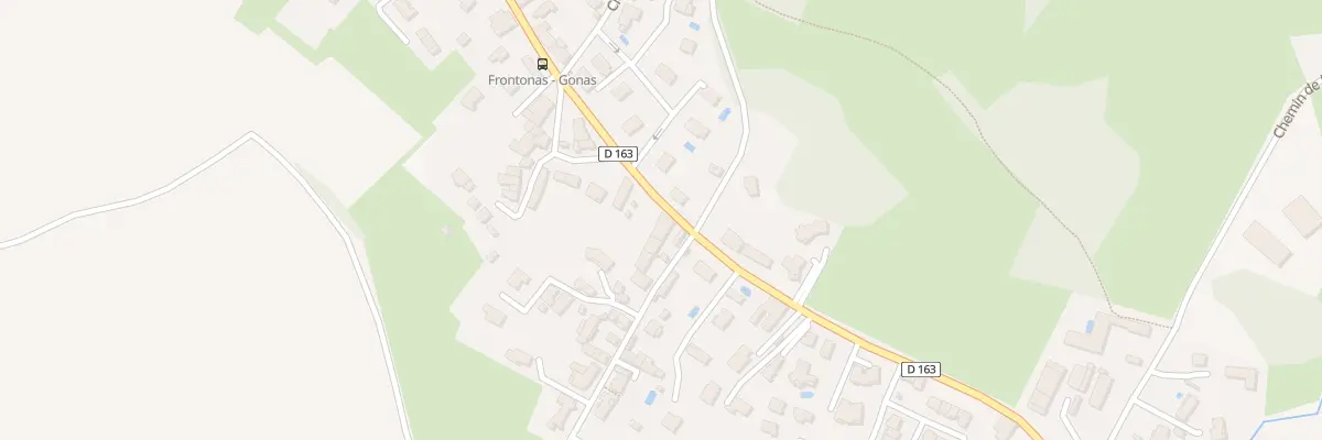 Plan du 364 Rte de Gonas à Frontonas