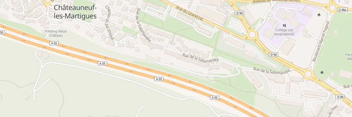 Plan du 38 Rue de la Salamandre à Châteauneuf-les-Martigues