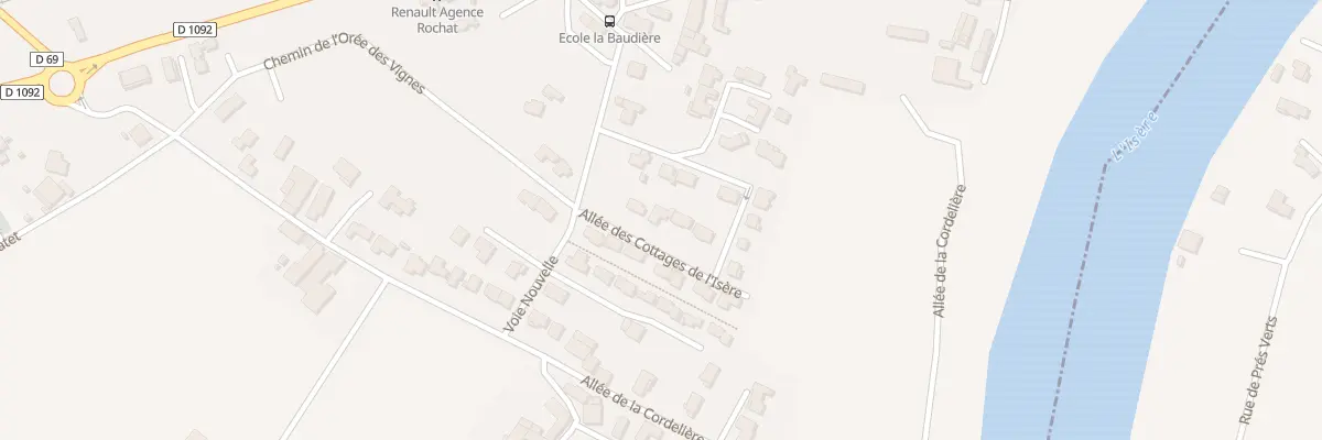 Plan du 210 All des Cottages de l’Isere à Saint-Lattier