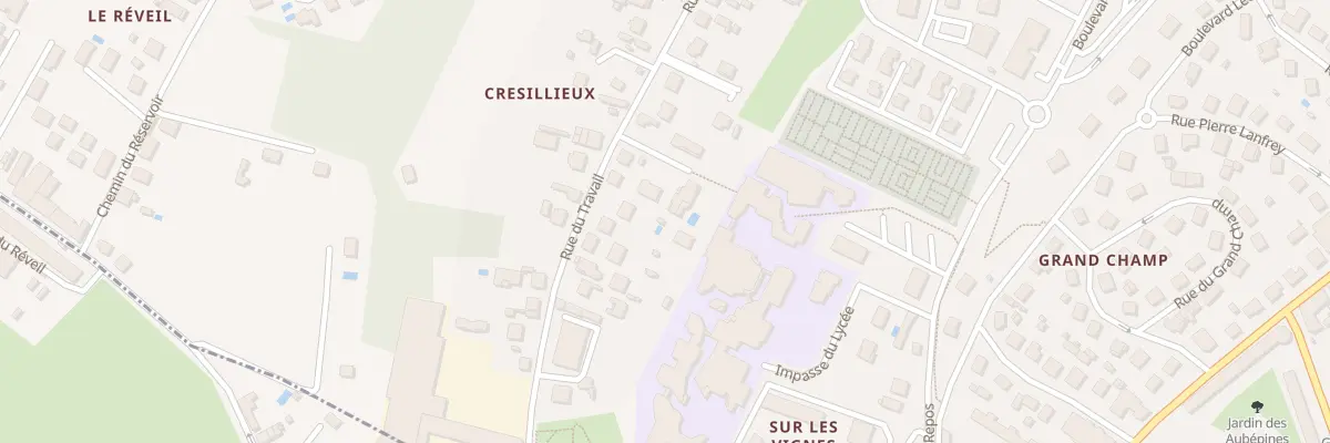 Plan du 14B Rue du Travail à Pont-de-Chéruy