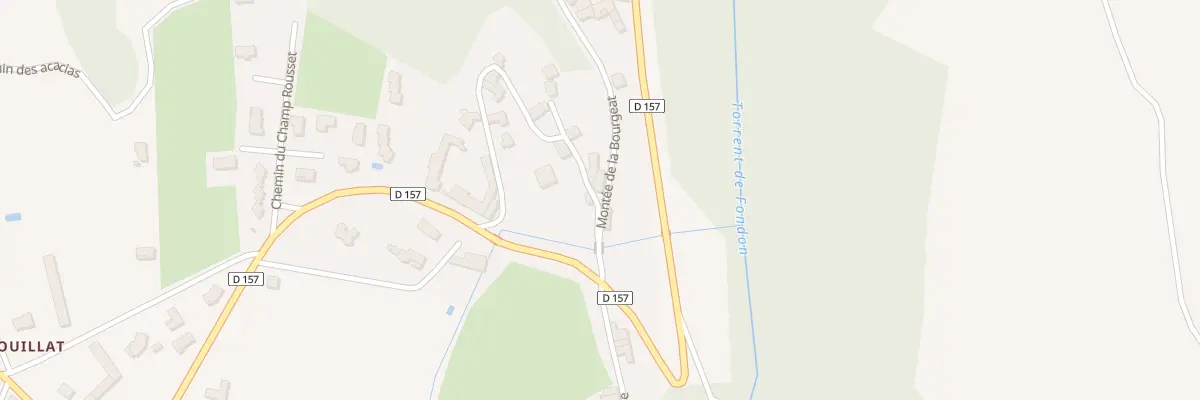 Plan du 388 Mte de la Bourgeat à Thodure