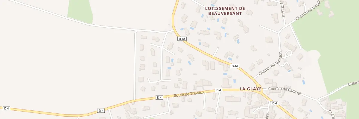 Plan du 5321 Lot les Liattes à Pérouges