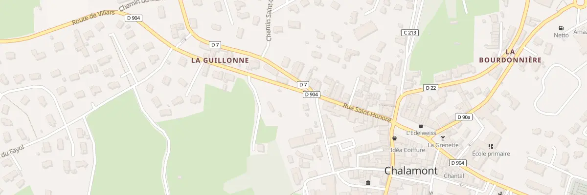 Plan du 1 Rue de la Dombes à Chalamont