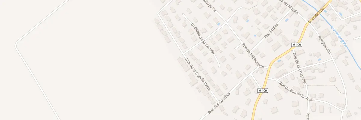 Plan du 21 Rue de la Corvee Verte à Magny-sur-Tille