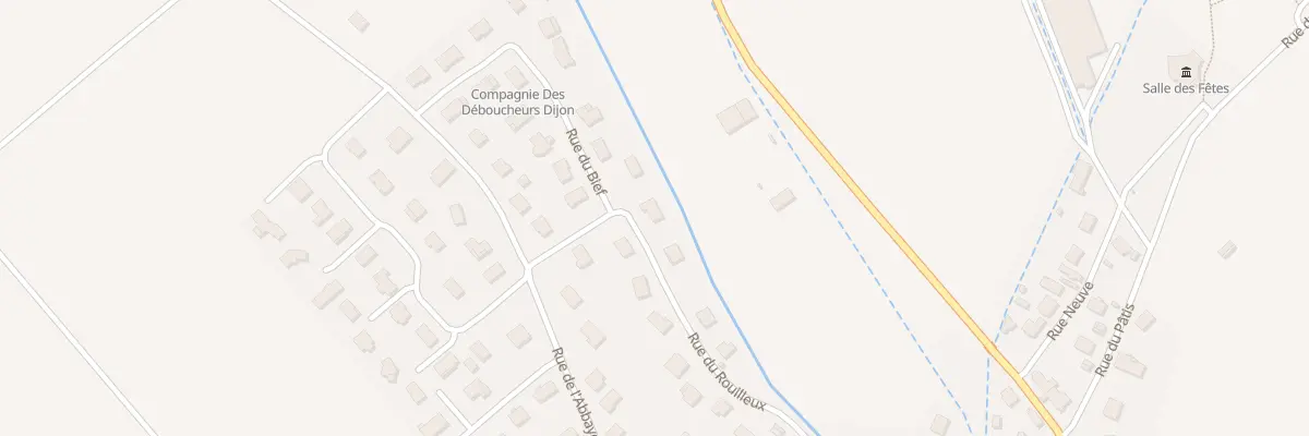 Plan du 8 Rue du Rouilleux à Magny-sur-Tille