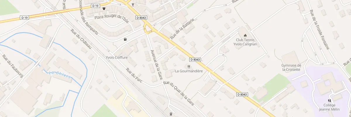 Plan du 13 Av de Blagny à Carignan