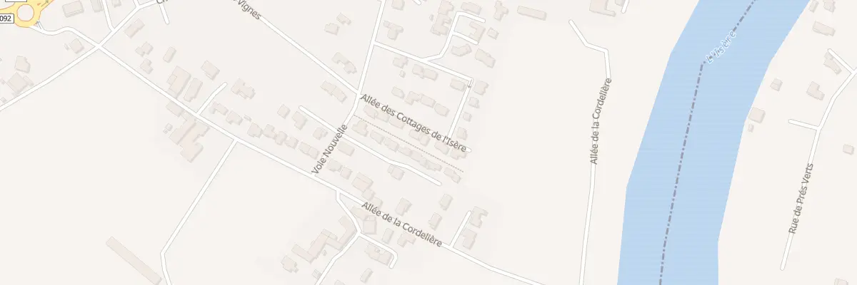 Plan du 185 All des Cottages de l’Isere à Saint-Lattier