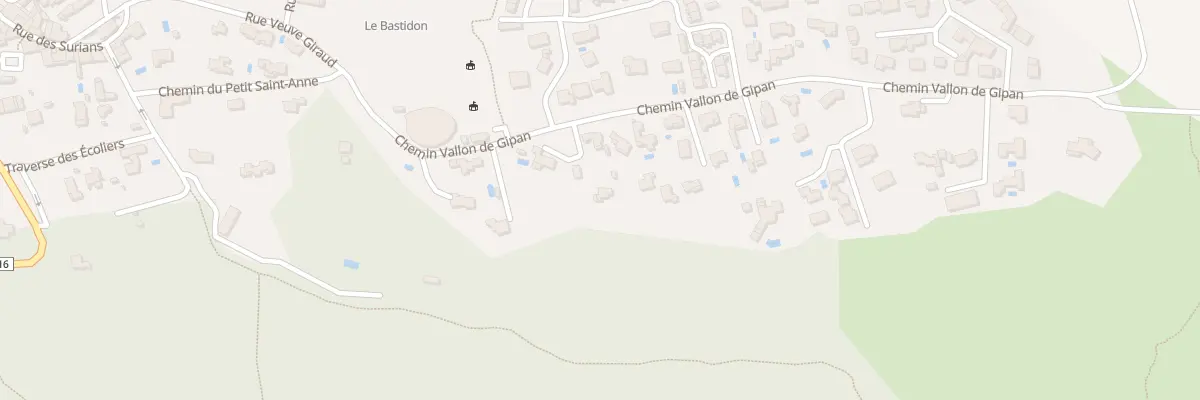 Plan du 5334B Che Vallon de Gipan à Alleins